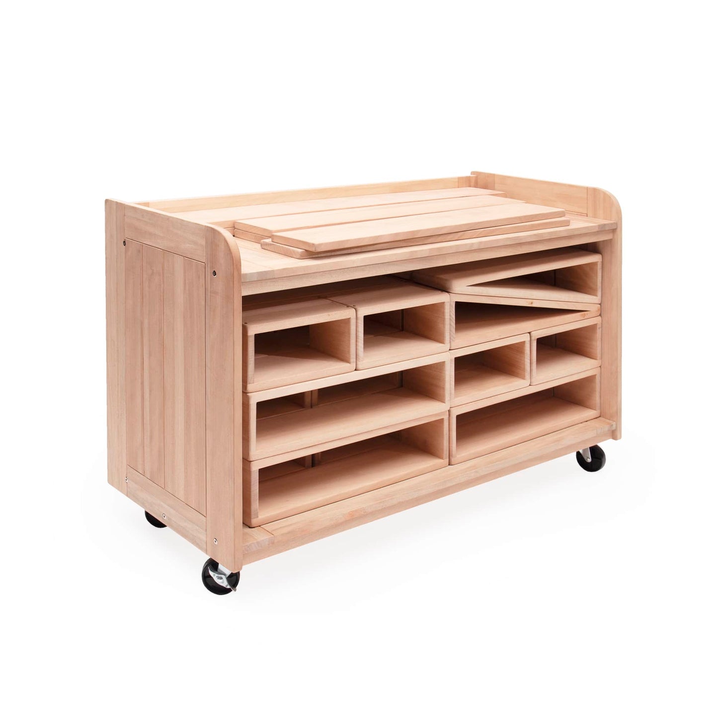 Outdoor Hollow Blocks Storage Cart
