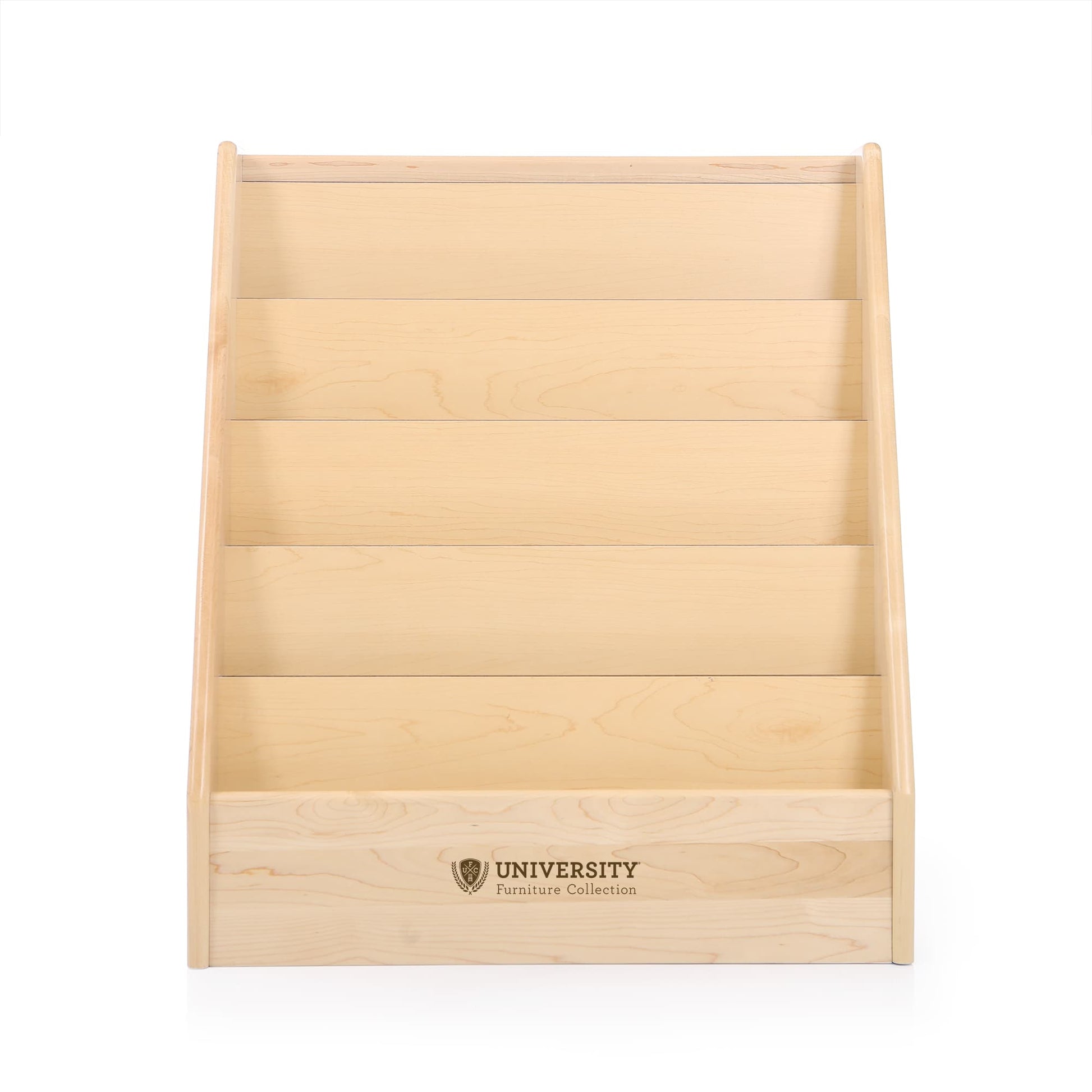 5-Shelf Book Display - Solid Maple - 28"