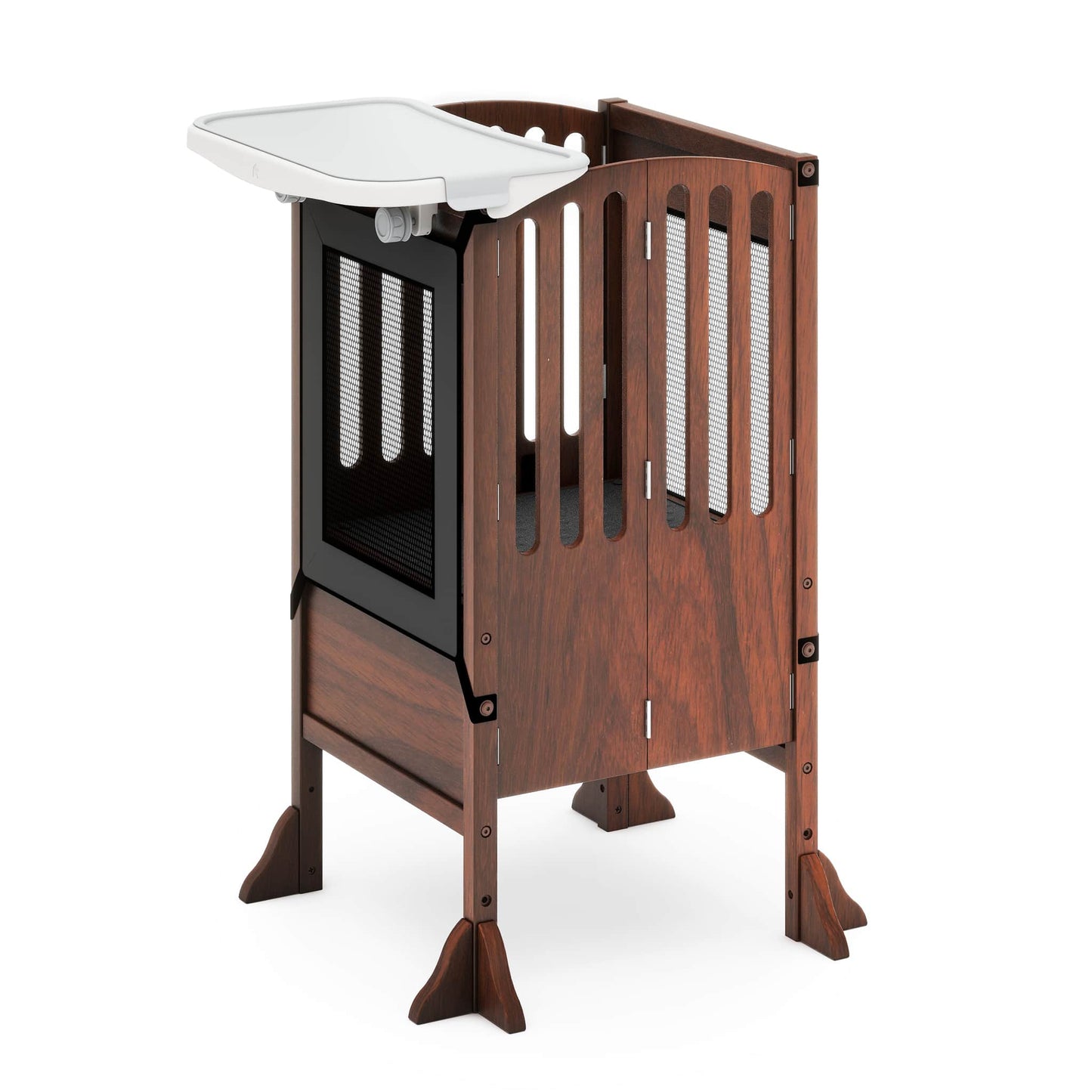 Contemporary Kitchen Helper Toddler Tower and Mealtime and Play Tray Bundle