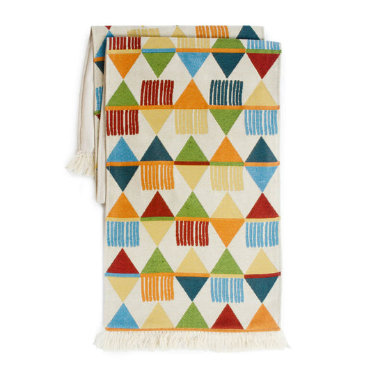 Vivid Primary Decorative Runner - 64" x 13"
