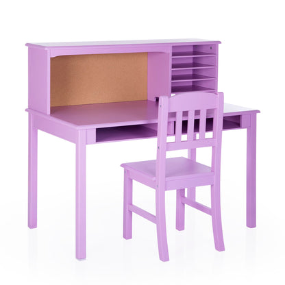 Kids' Media Desk, Hutch and Chair Set