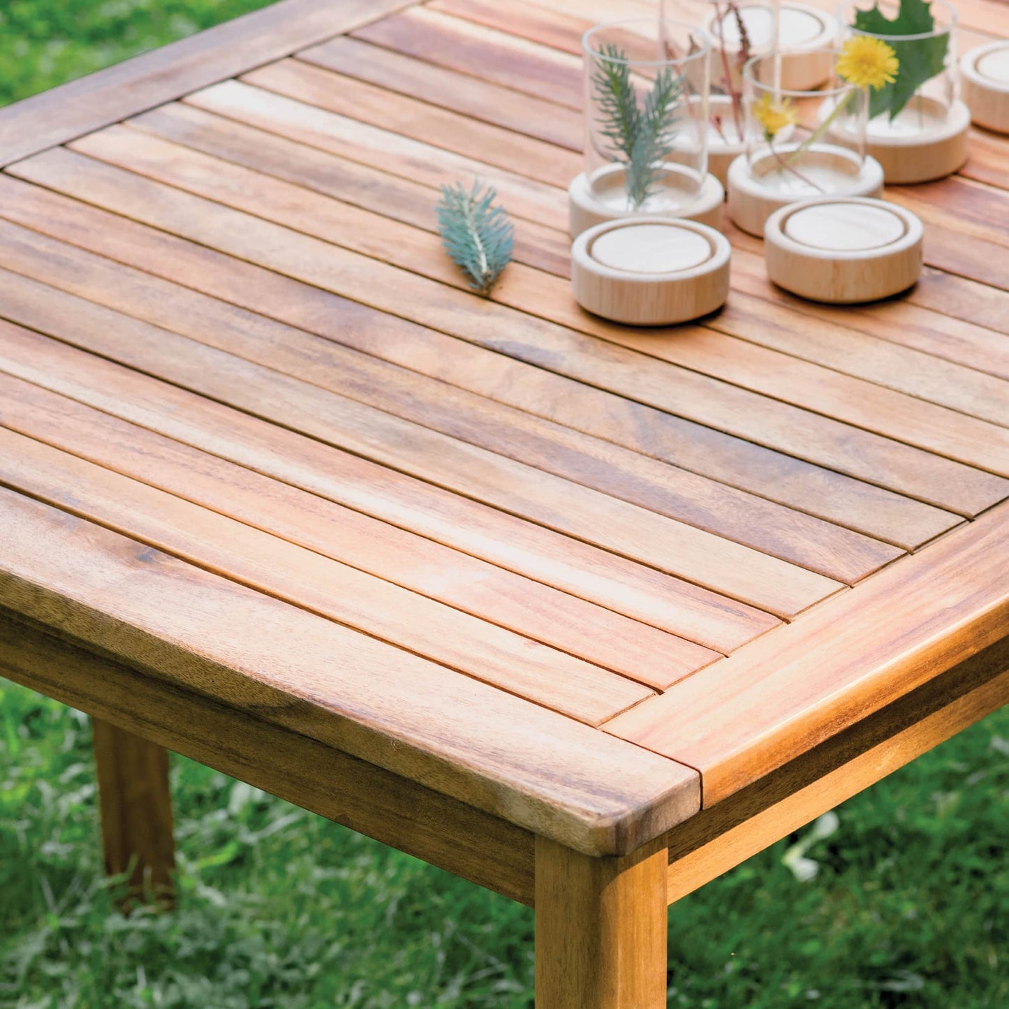Acadia Outdoor Long Table & 48" Bench Set