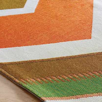 Earth-Toned Decorative Runner - 64" x 13"