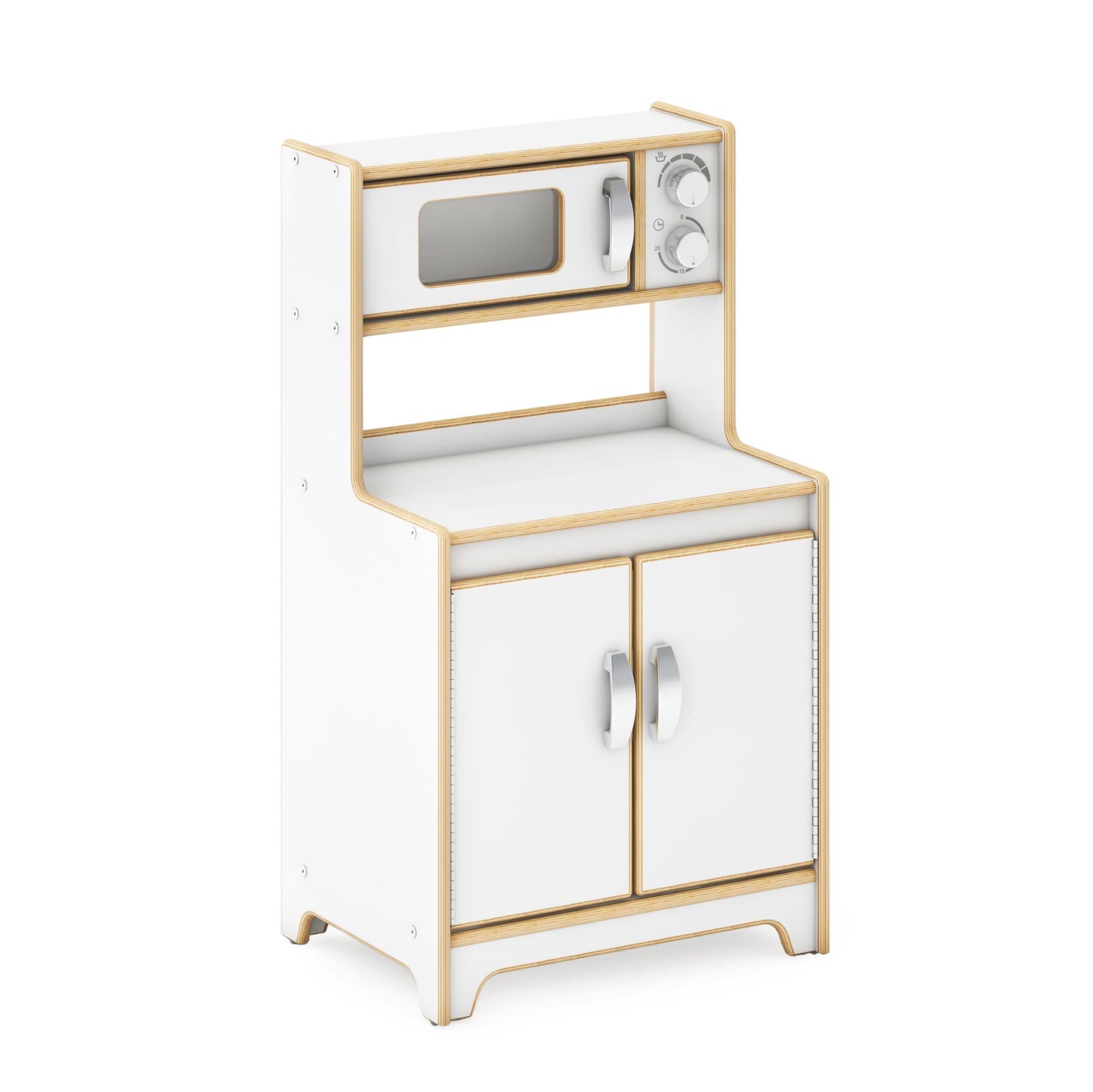 EdQ Kitchen Microwave and Cupboard