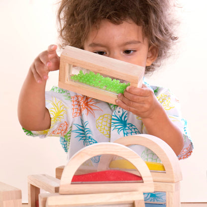 Sensory Rainbow Blocks - 18 pc. Set