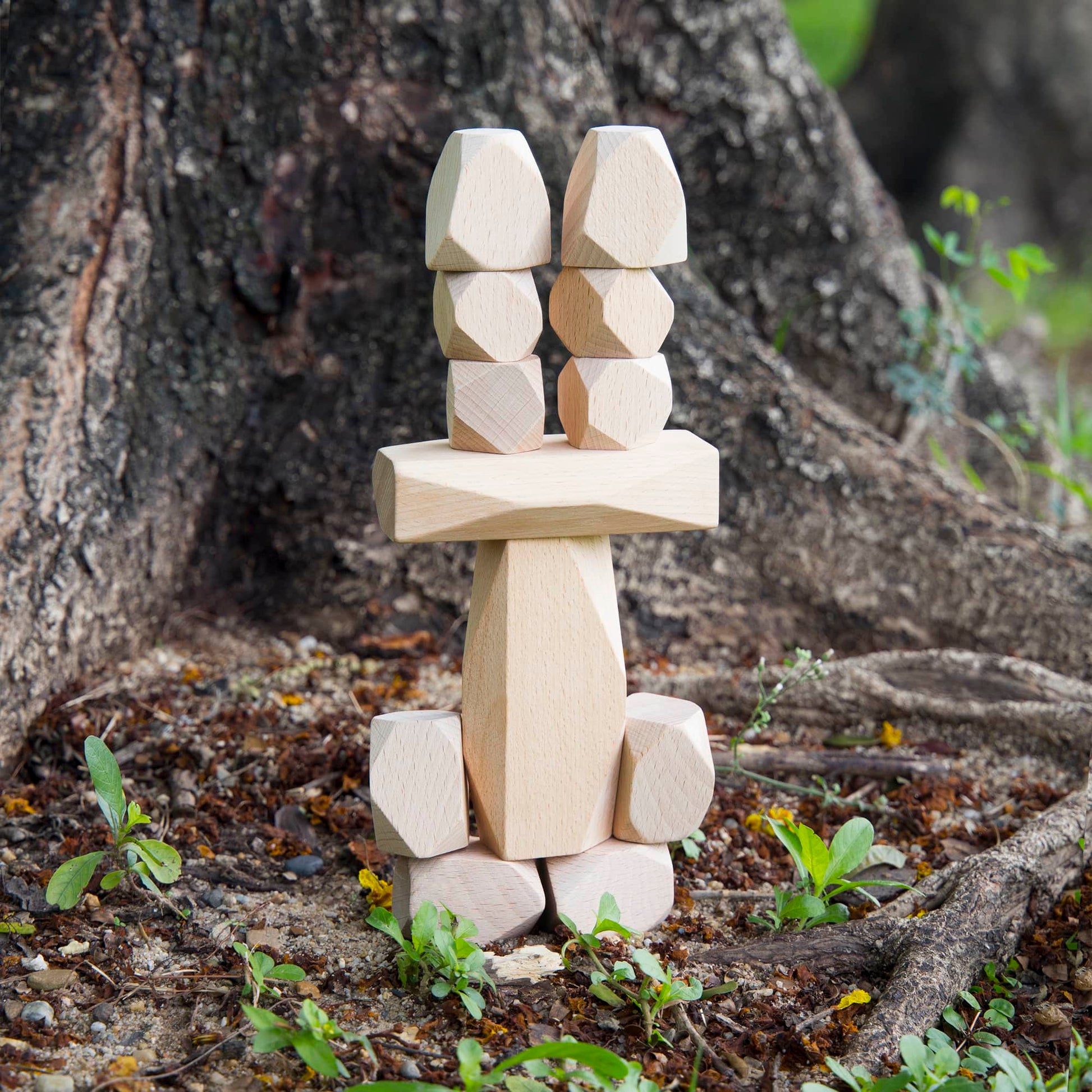 Wood Stackers - Standing Stones