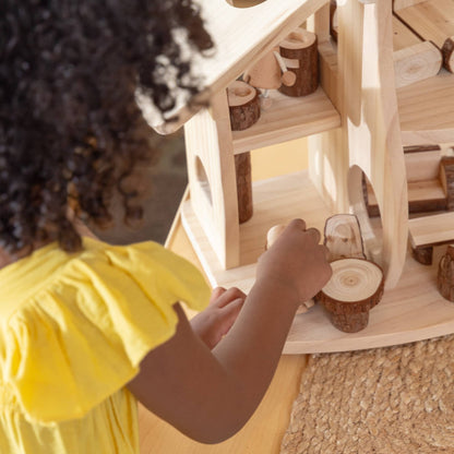 Woodlands Dollhouse Set