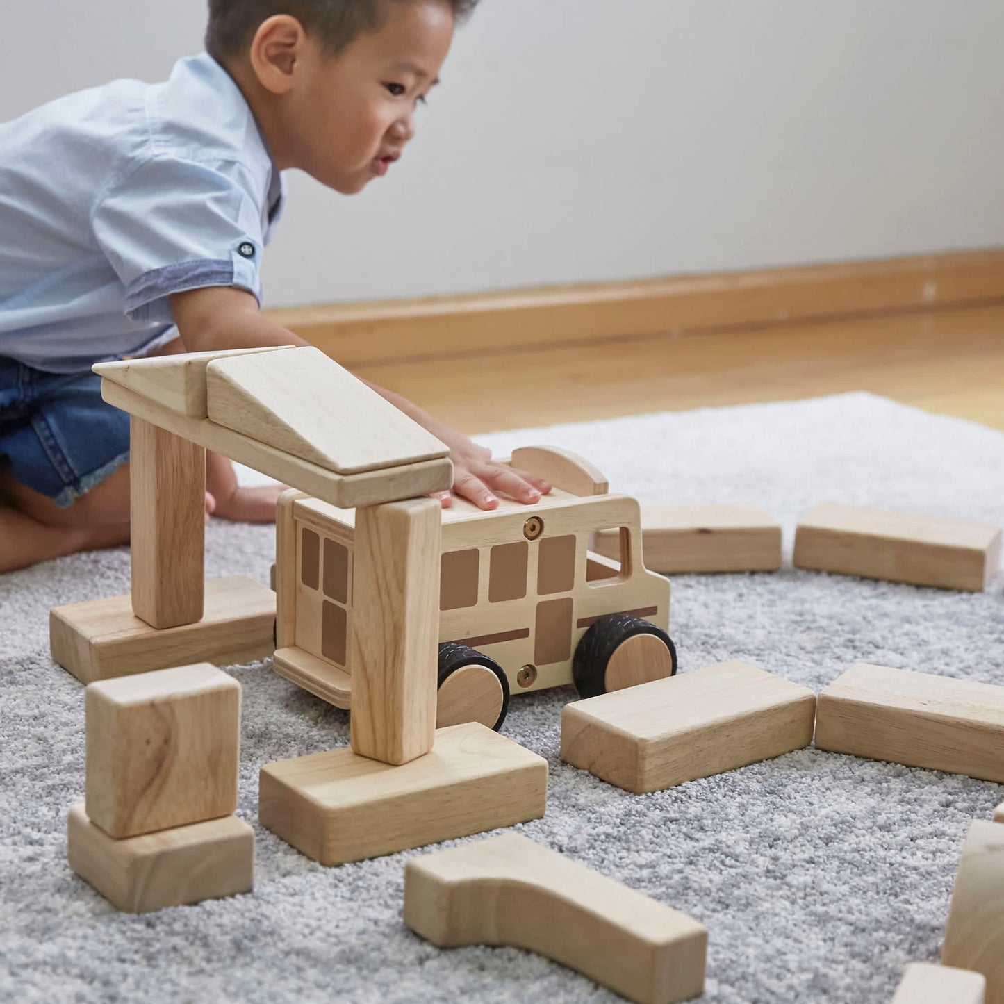 Wooden School Bus