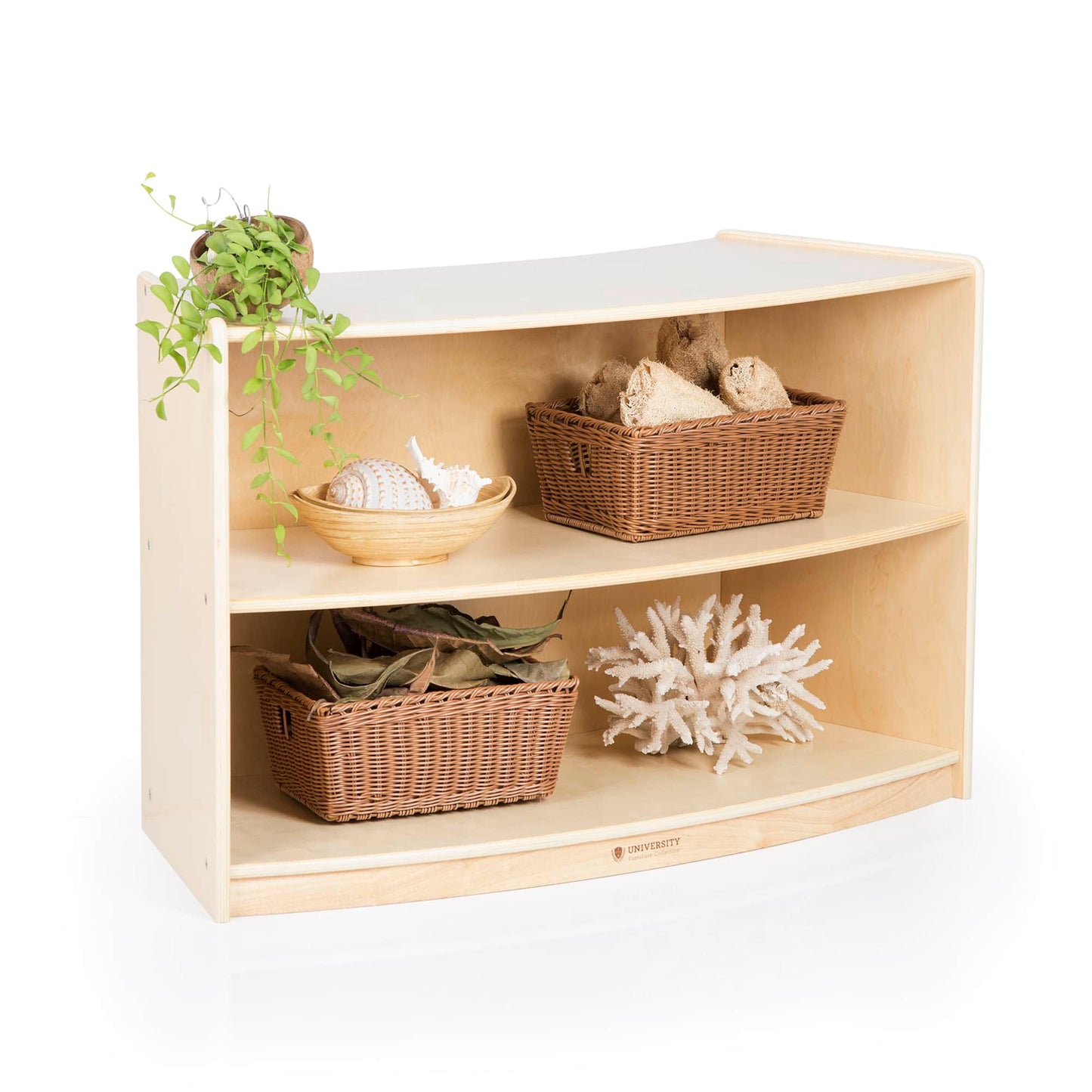2-Shelf Left Curved Storage - 24"