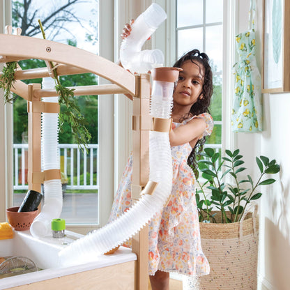 Sensory System - Table with Canopy, Tubes, Clips and Easel