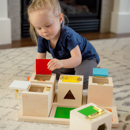 Peekaboo Lock Boxes Set of 6