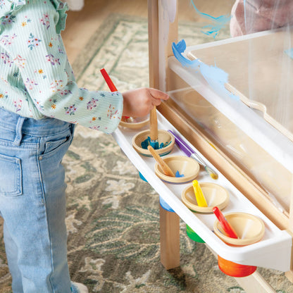 Sensory System - Table with Canopy, Tubes, Clips and Easel
