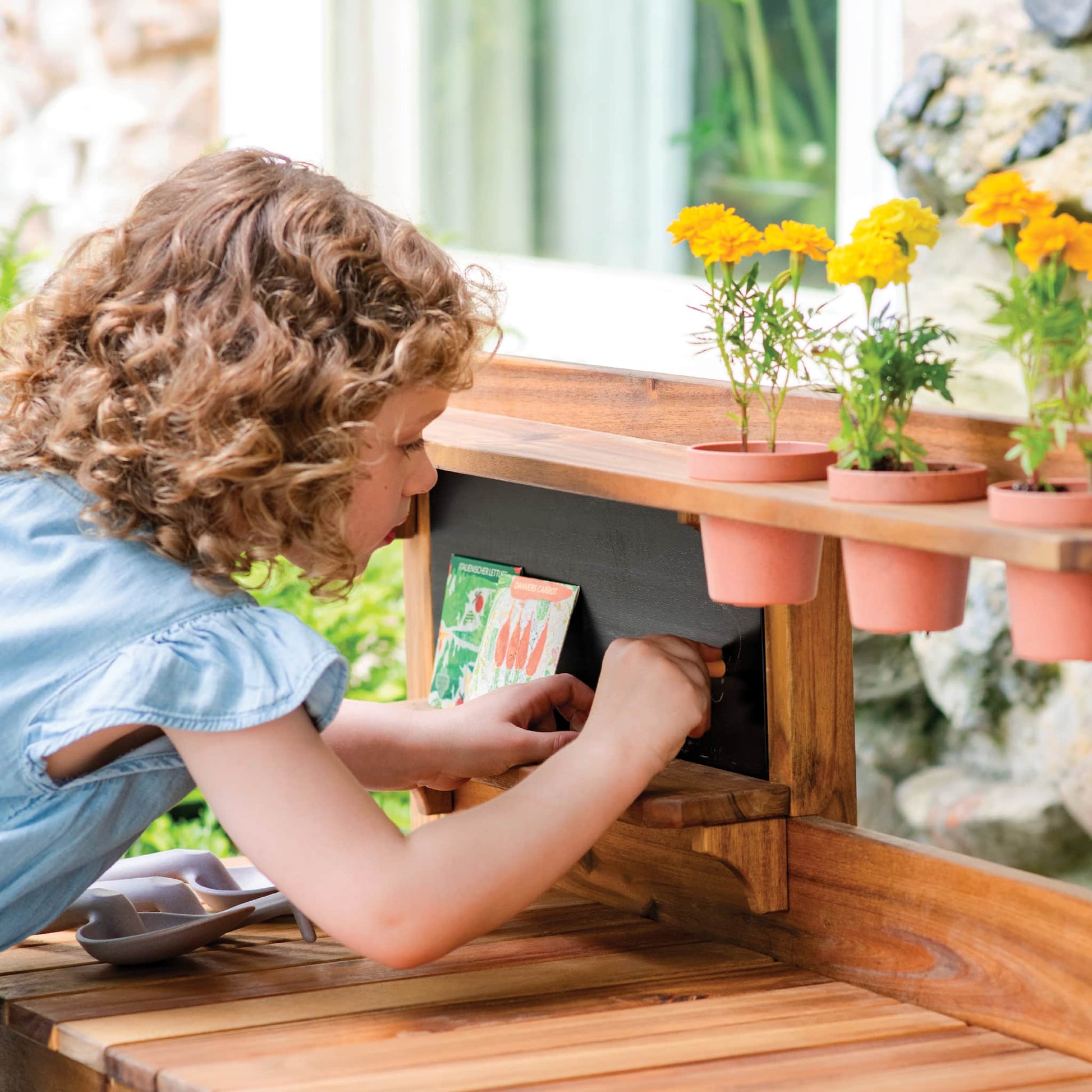 Martha Stewart Kids' Outdoor Potting Bench and Tools