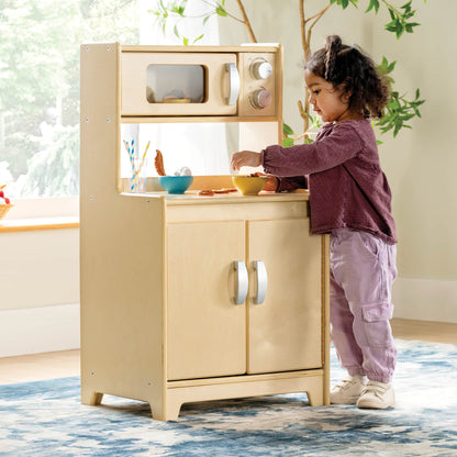 EdQ Kitchen Microwave and Cupboard