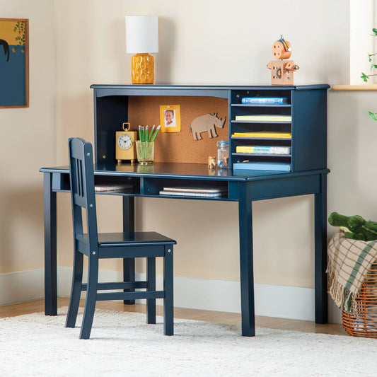 Kids' Media Desk, Hutch and Chair Set