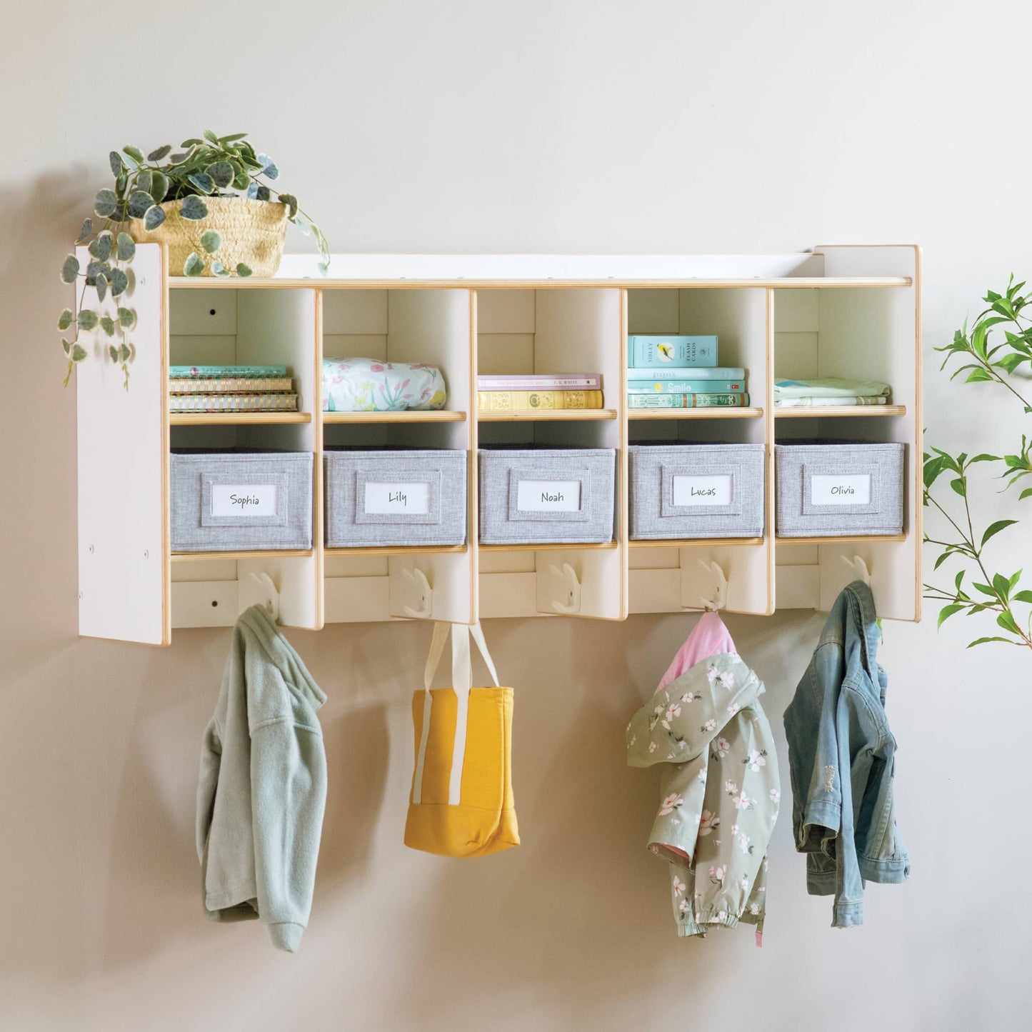 EdQ 10-Section Wall Mounted Locker