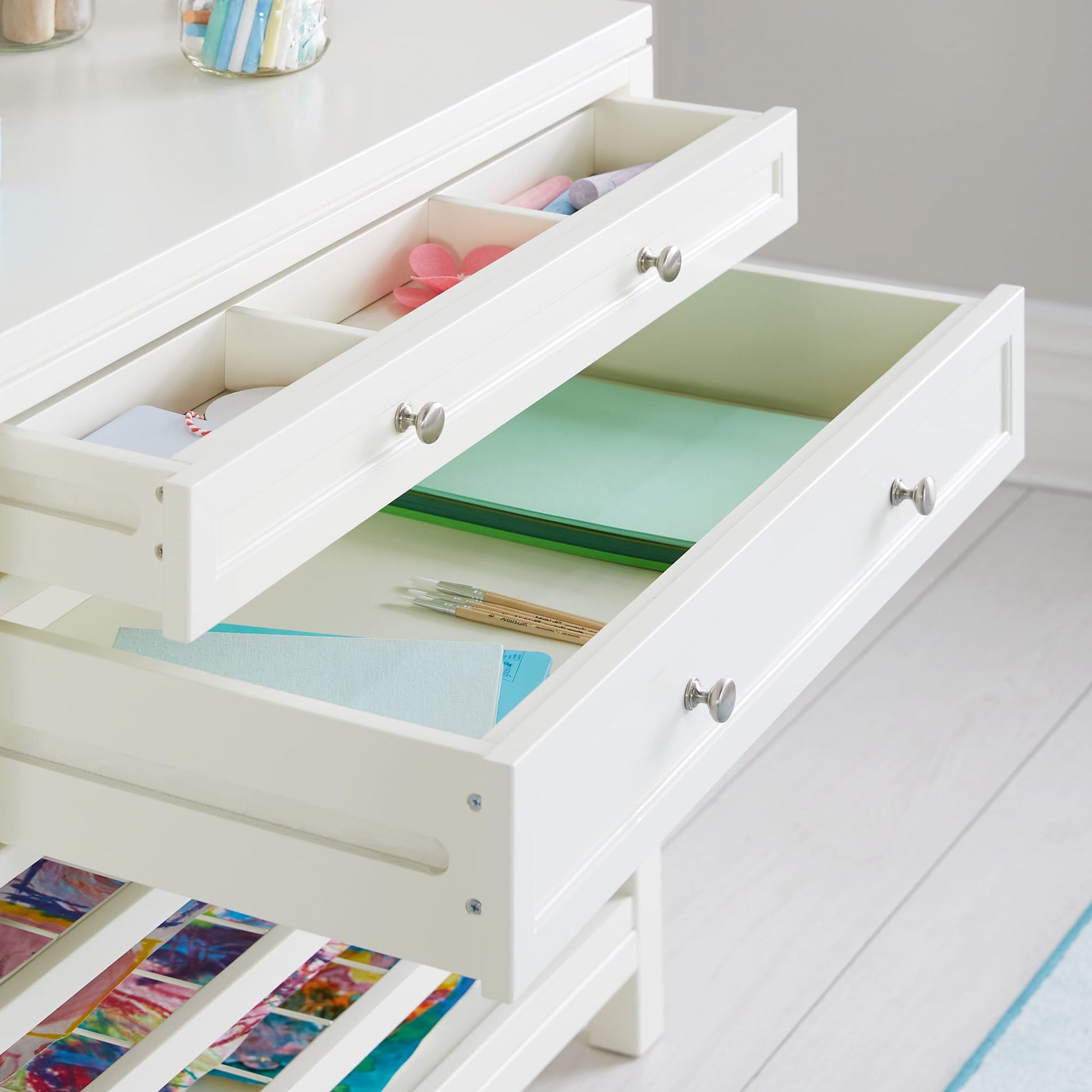 Martha Stewart Kids' Art Storage with Drying Racks