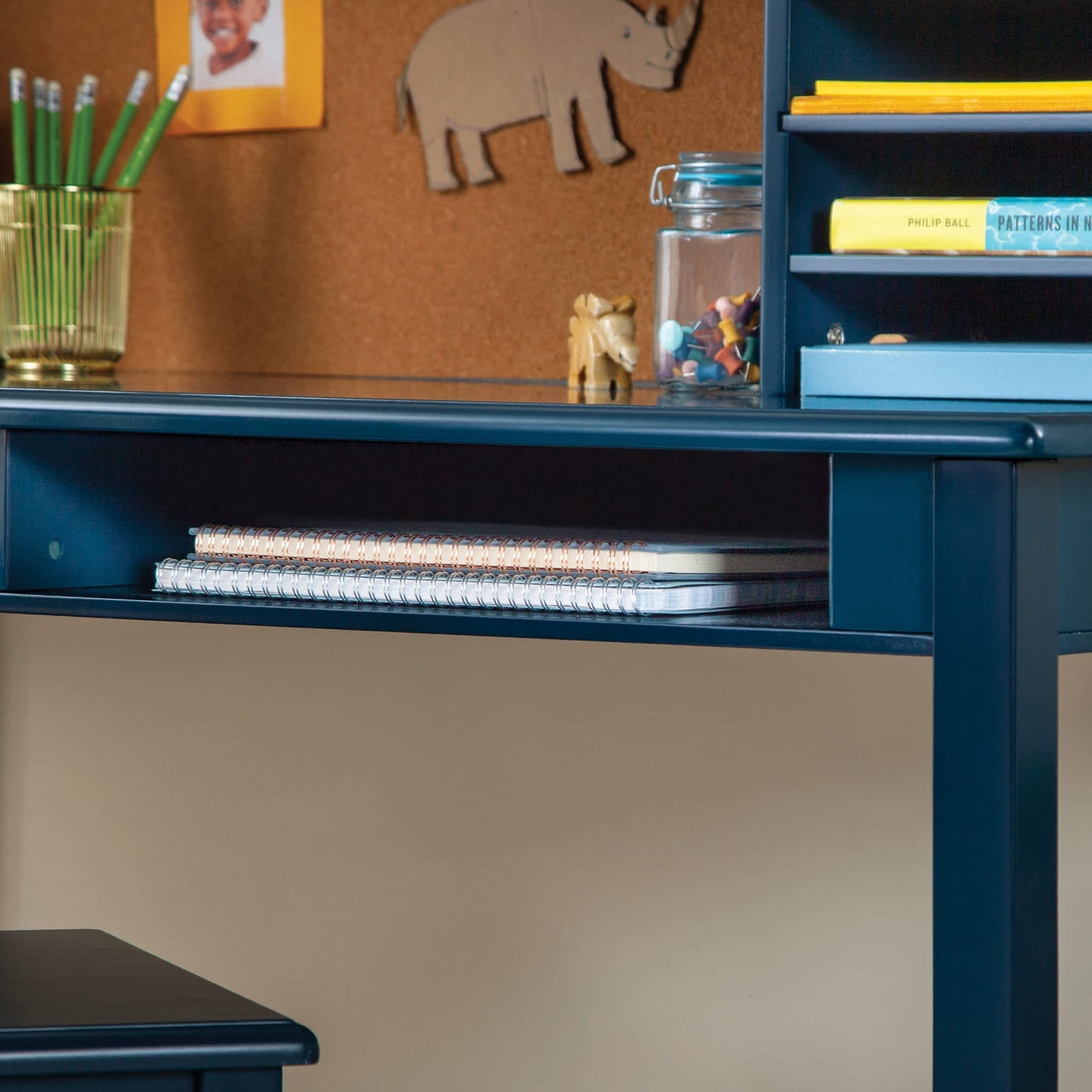 Kids' Media Desk, Hutch and Chair Set