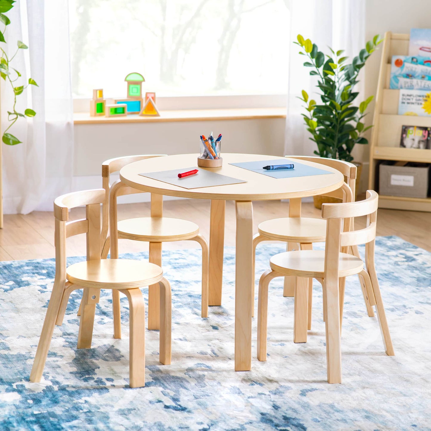 Nordic Table and 4 Chairs Set