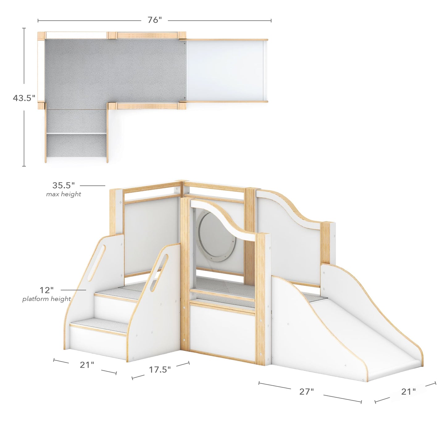 EdQ Toddler Up, Down and All Around Loft