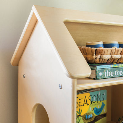 EdQ Dollhouse Bookcase with Bins