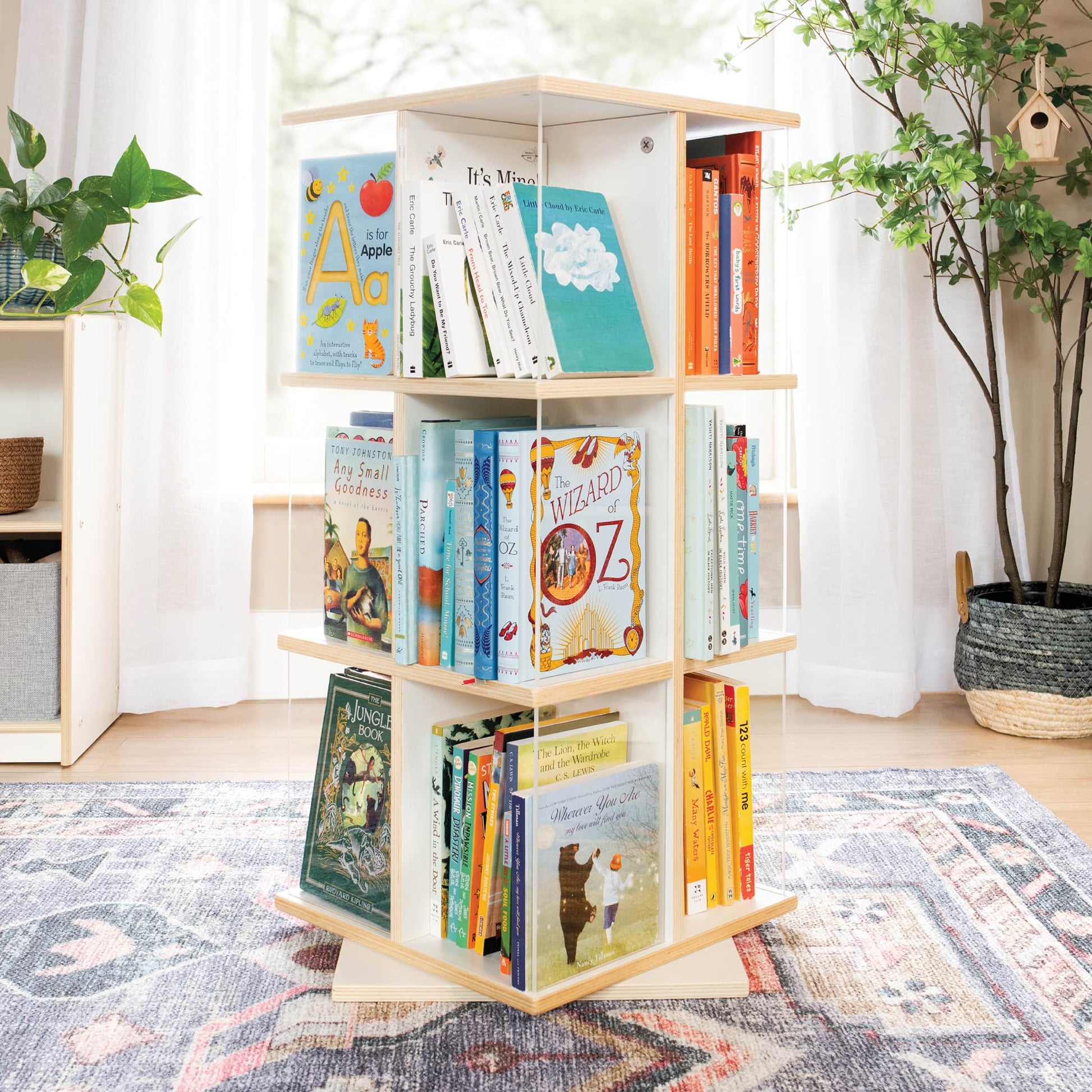 EdQ Rotating Book Display 3 Tier