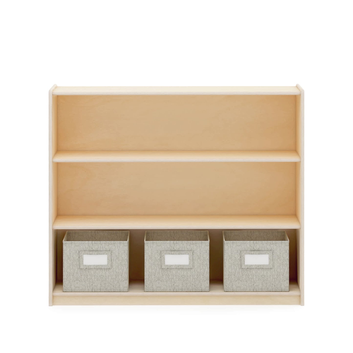 EdQ 3-Shelf Open Storage with Bins - 36"