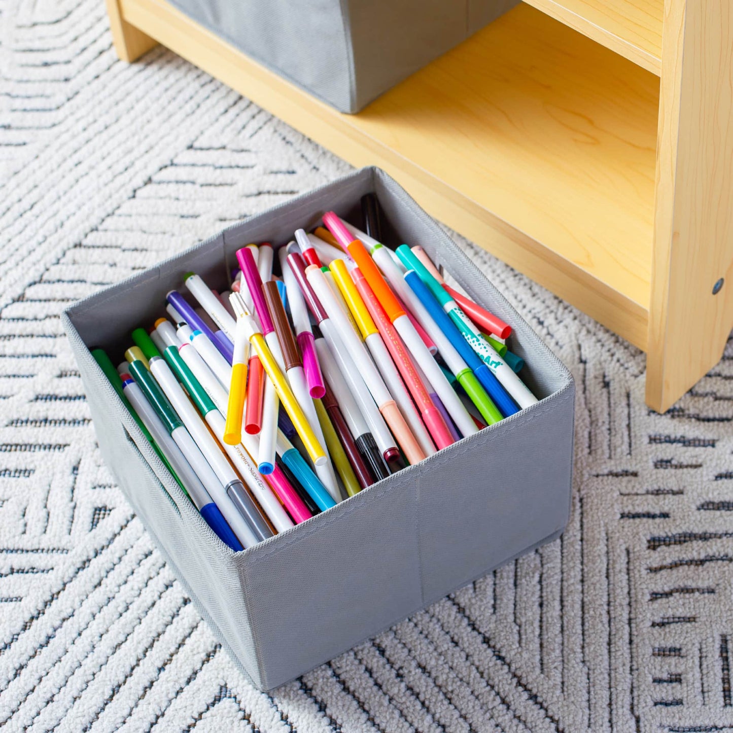 Kids' Desk to Easel Art Cart