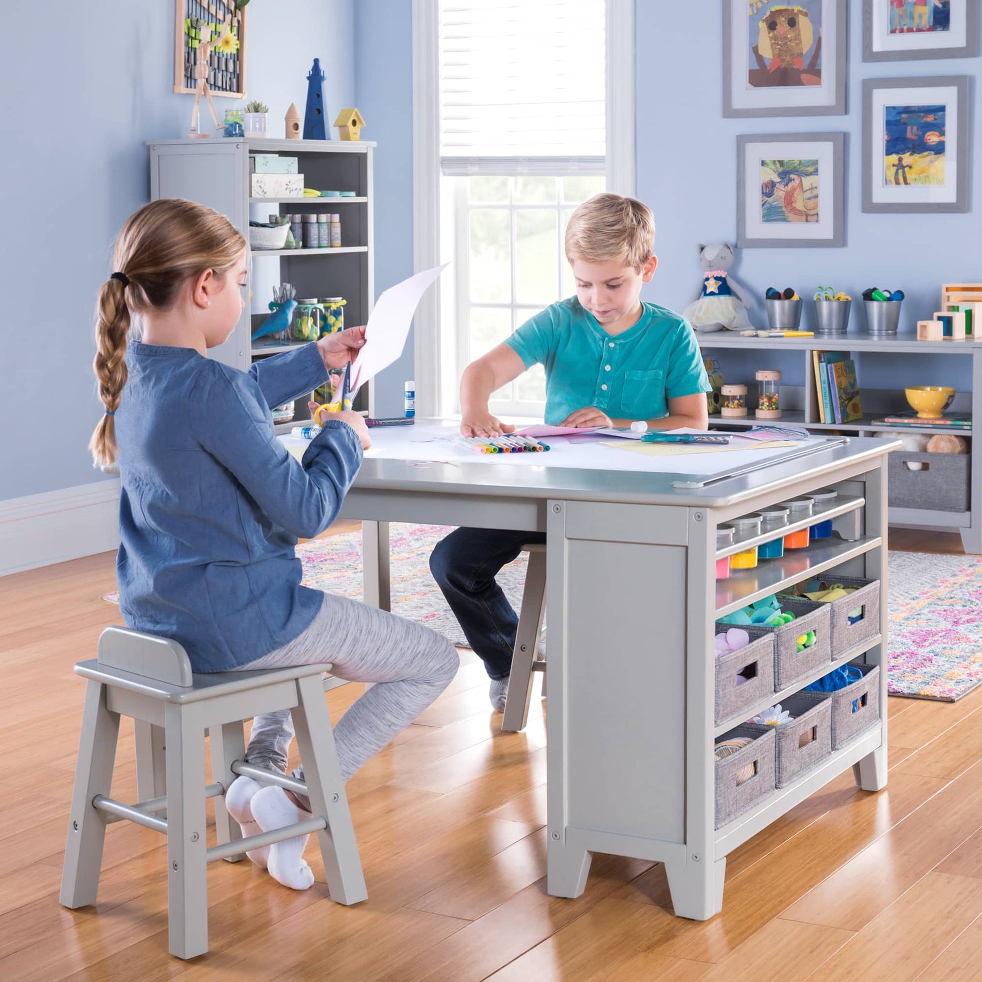 Martha Stewart Kids' Art Table and Stool Set