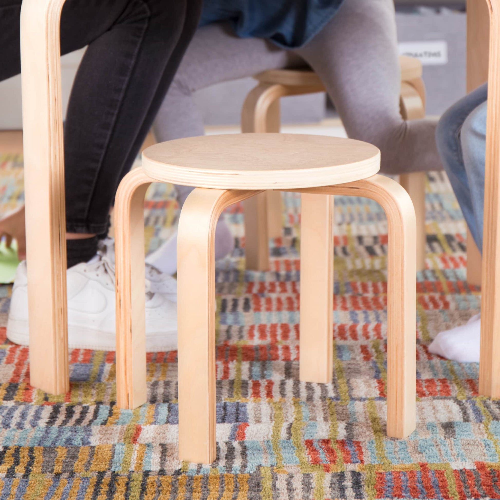 Nordic Toddler Table and Stool Set