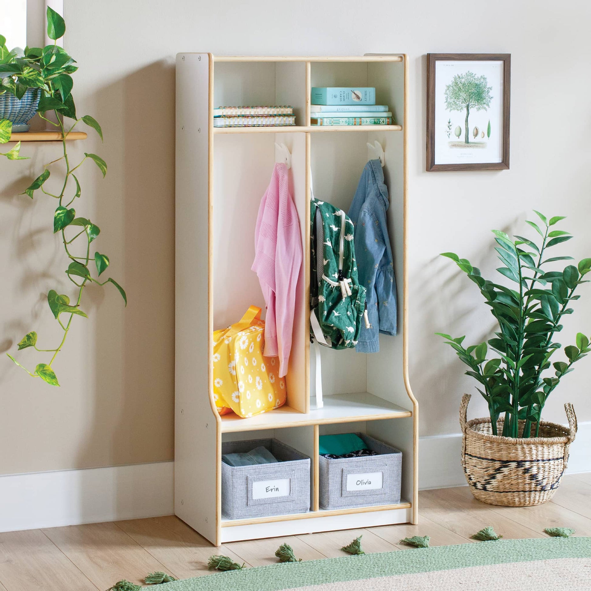 EdQ 2-Section Locker with Bench